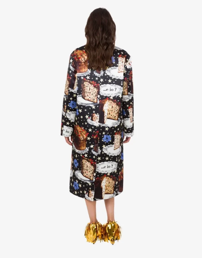 Abrigo estampado de mezcla de algodón Abrigo estampado de mezcla de algodón
