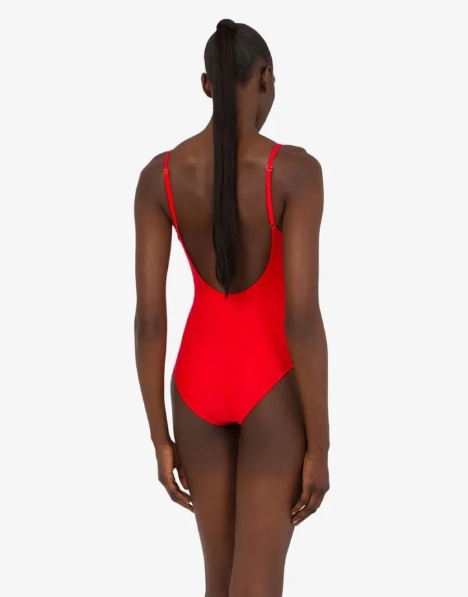 Bañador de una pieza de lycra estampado