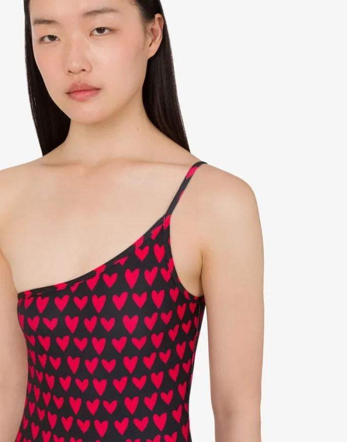Bañador de una pieza de lycra estampado