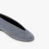 Bailarinas de denim flocado