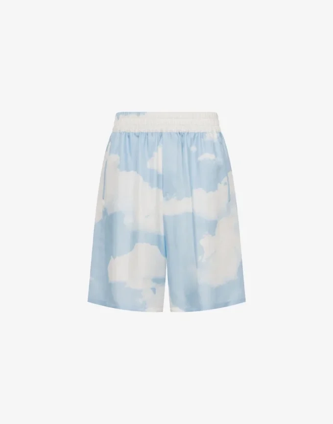 Bermudas de sarga de seda Nubes de archivo Bermudas de sarga de seda Nubes de archivo