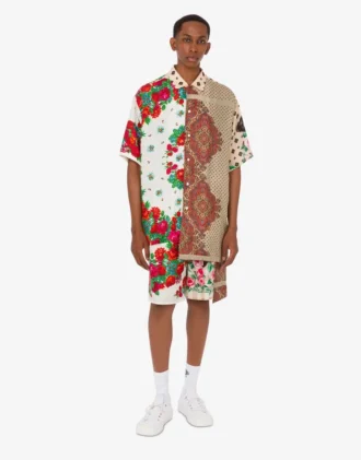 Bermudas de seda estampadas