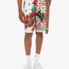 Bermudas de seda estampadas