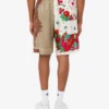 Bermudas de seda estampadas
