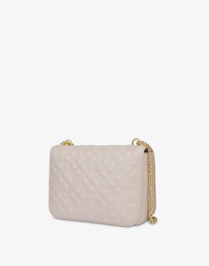 Bolso bandolera acolchado con logotipo Bolso bandolera acolchado con logotipo