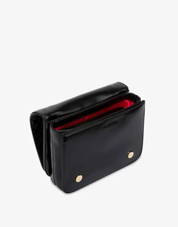 Bolso bandolera de piel ecológica con logotipo Bolso bandolera de piel ecológica con logotipo