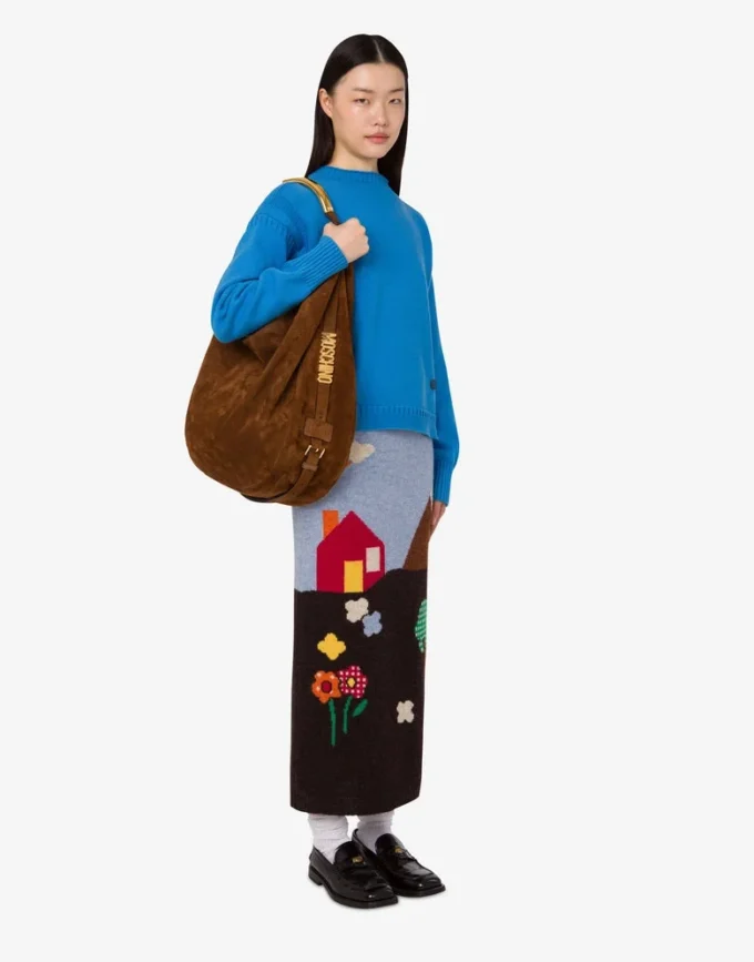Bolso bandolera grande Handle Me de Moschino Bolso bandolera grande Handle Me de Moschino