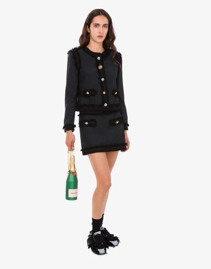 Bolso botella de champán