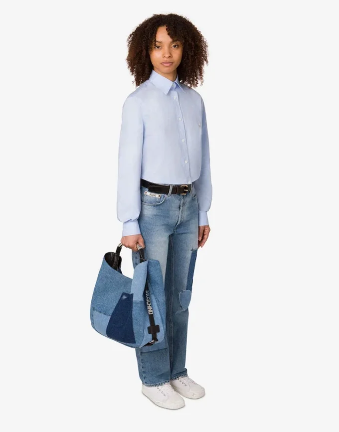 Bolso de hombro mediano Handle Me de Moschino Bolso de hombro mediano Handle Me de Moschino