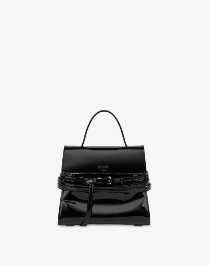 Bolso de mano pequeño Moschino Tie Me Bolso de mano pequeño Moschino Tie Me