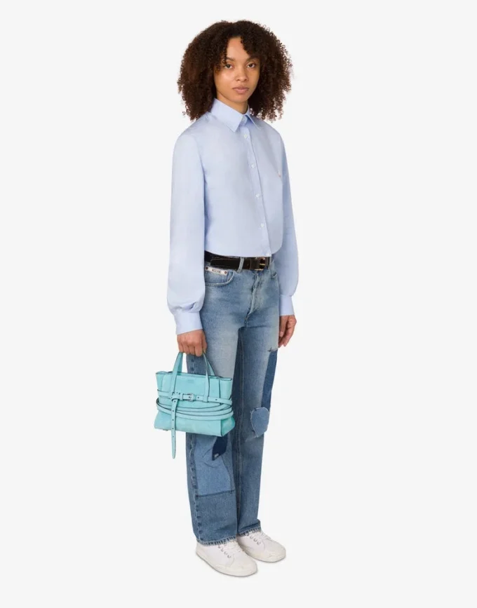 Bolso de mano pequeño Moschino Tie Me Bolso de mano pequeño Moschino Tie Me
