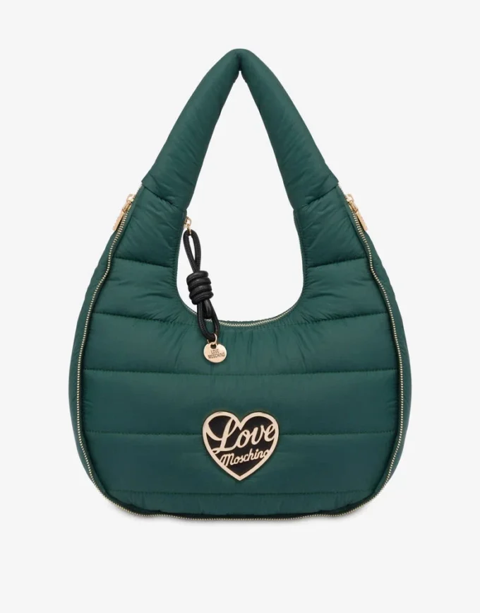 Bolso hobo acolchado de nailon Bolso hobo acolchado de nailon
