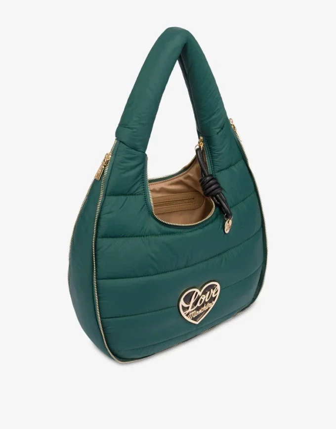 Bolso hobo acolchado de nailon Bolso hobo acolchado de nailon