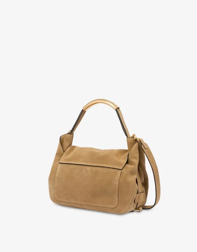 Bolso Me con asa trenzada de ante Bolso Me con asa trenzada de ante