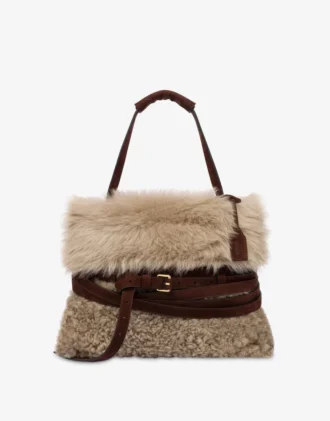 Bolso mediano Tie Me de Moschino