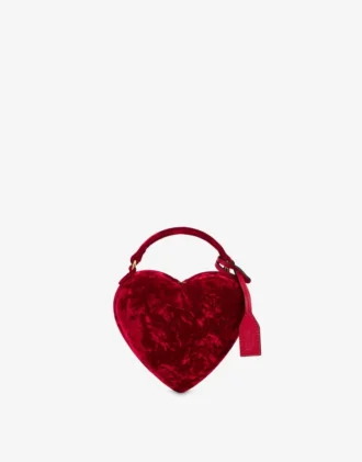 Bolso Moschino Love Me en terciopelo