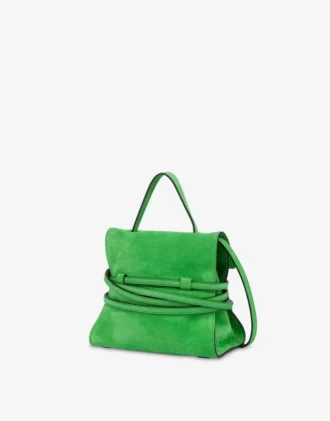 Bolso Tie Me de Moschino en ante Pequeño