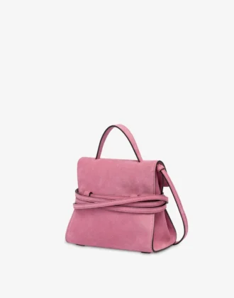 Bolso Tie Me de Moschino en ante Pequeño