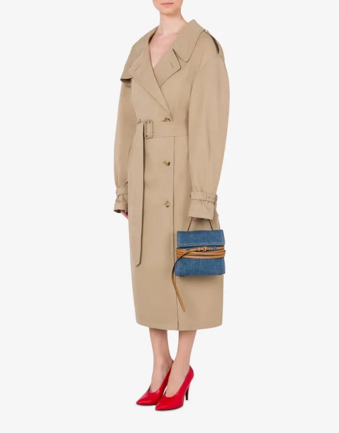 Bolso Tie Me de Moschino en denim