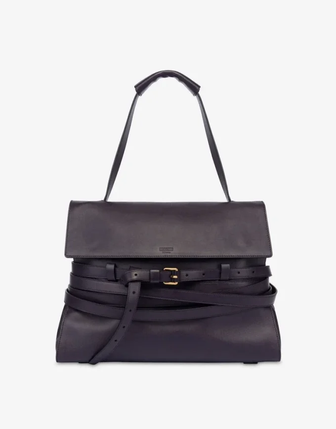 Bolso Tie Me de Moschino mediano