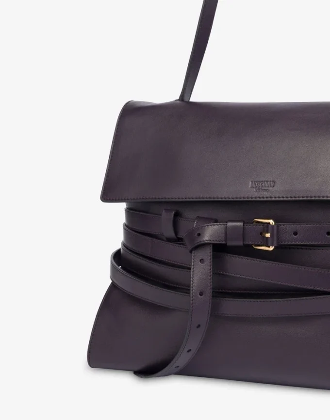 Bolso Tie Me de Moschino mediano