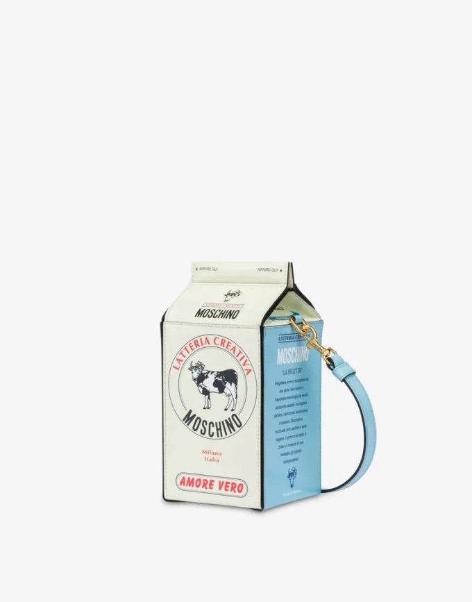 Bolso tipo cartón de leche