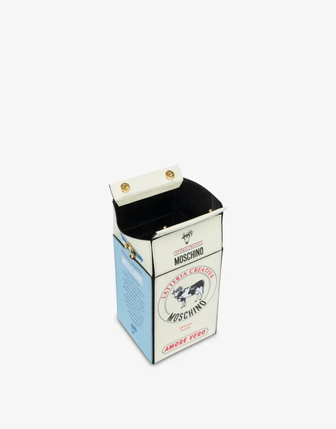 Bolso tipo cartón de leche