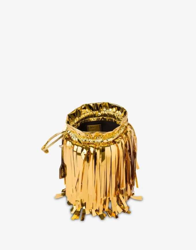 Bolso tipo cubo con efecto espejo Bolso tipo cubo con efecto espejo
