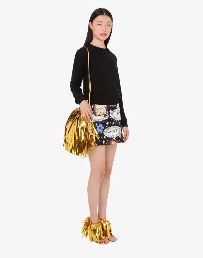 Bolso tipo cubo con efecto espejo Bolso tipo cubo con efecto espejo