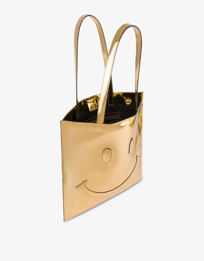 Bolso tote con efecto espejo Smiley® Bolso tote con efecto espejo Smiley®