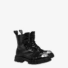 Botas militares de piel de becerro Botas militares de piel de becerro