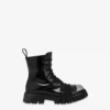 Botas militares de piel de becerro Botas militares de piel de becerro