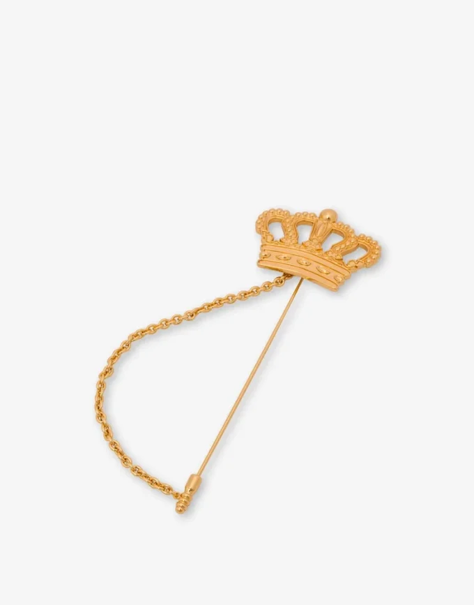 Broche grande de metal