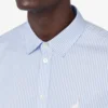 Camisa de popelín Bordado de ganso