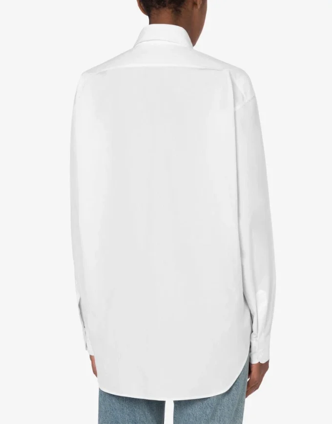 Camisa de popelín de algodón