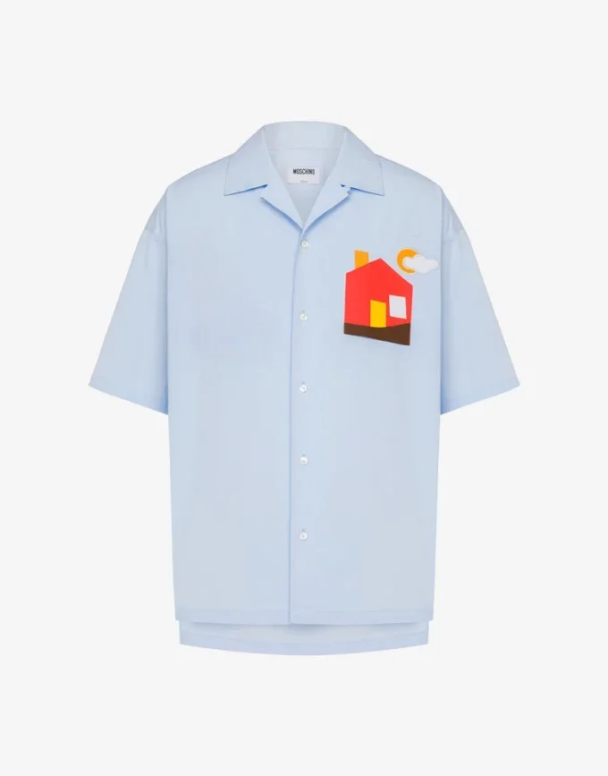 Camisa de popelín de algodón Archivo