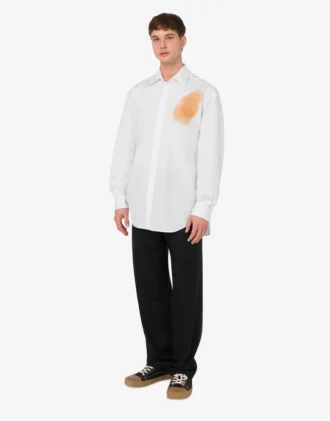 Camisa de popelín de algodón Archivo