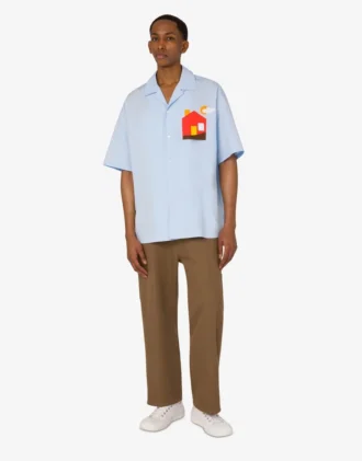 Camisa de popelín de algodón Archivo