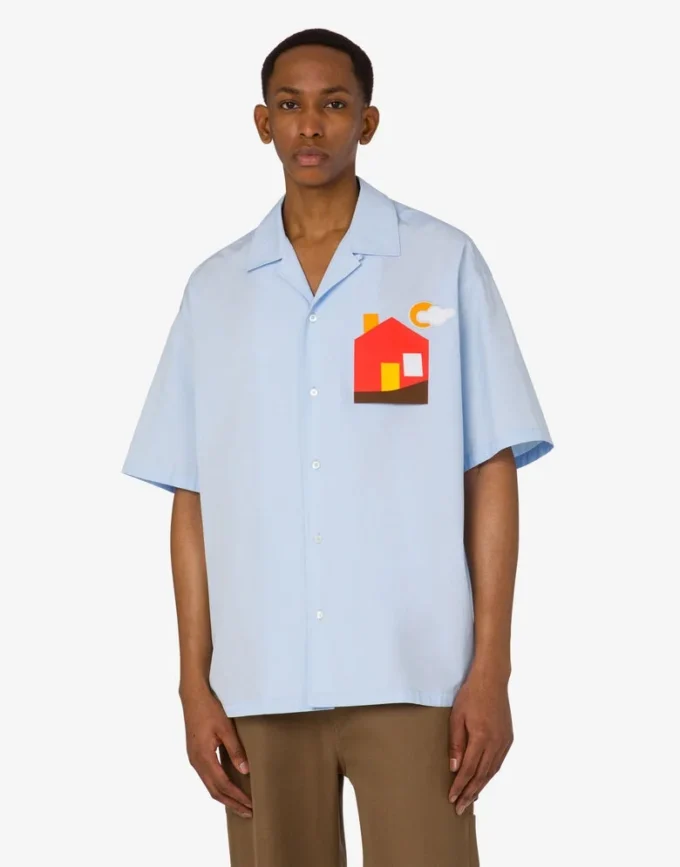 Camisa de popelín de algodón Archivo