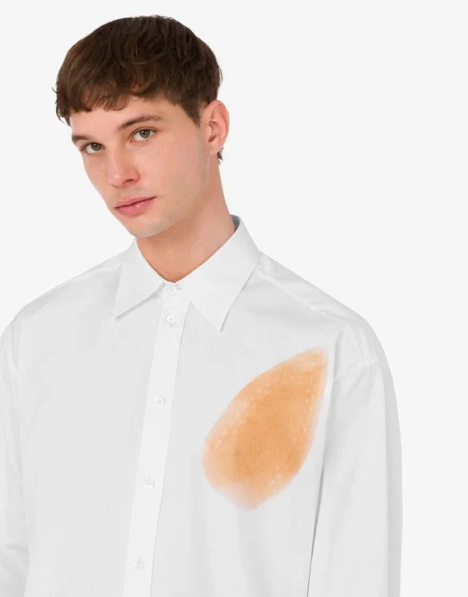 Camisa de popelín de algodón Archivo