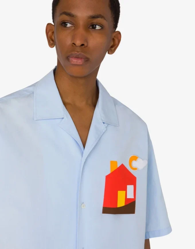 Camisa de popelín de algodón Archivo