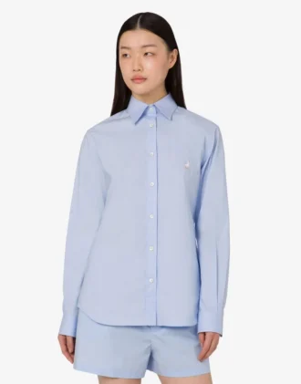 Camisa de popelín de algodón Goose