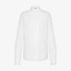 Camisa de popelín de algodón jacquard