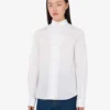 Camisa de popelín de algodón jacquard