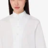 Camisa de popelín de algodón jacquard