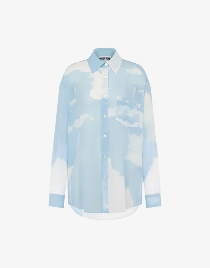 Camisa en georgette «In The Cloud» Camisa en georgette «In The Cloud»