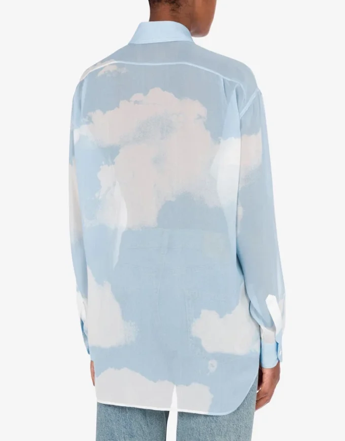Camisa en georgette «In The Cloud» Camisa en georgette «In The Cloud»