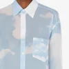 Camisa en georgette «In The Cloud» Camisa en georgette «In The Cloud»