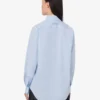 Camisa estampada de popelín de algodón elástico Camisa estampada de popelín de algodón elástico