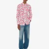 Camisa ligera de popelín de algodón con estampado